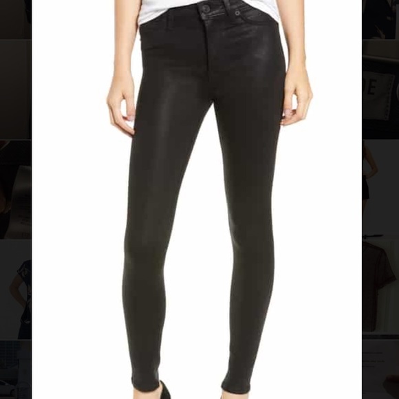 Hudson Jeans Denim - Never worn coated Hudson skinny jeans